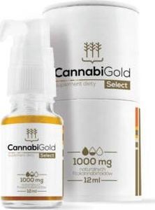 CannabiGold CannabiGold - Select Oil CBD1000mg - 12 ml uniwersalny 1