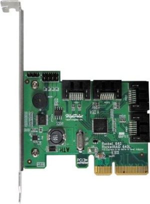 Kontroler Highpoint PCIe 2.0 x4 - 4x SATA 3 RocketRAID 640L 2