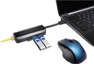 HUB USB Kensington 1x RJ-45  + 3x USB-A 3.0 (K33982WW) 2