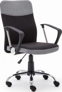 Krzesło biurowe Halmar Topic Czarno-szare 1