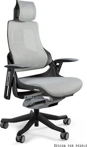 Krzesło biurowe Unique Wau Jasnoszare 1
