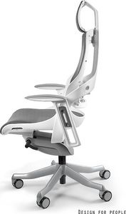 Krzesło biurowe Unique Wau Popielate 4