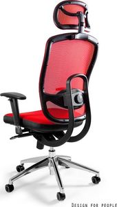 Krzesło biurowe Unique VIP Czerwone 2