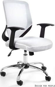 Krzesło biurowe Unique Mobi Białe 1