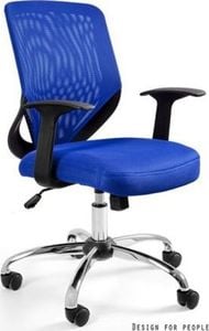 Krzesło biurowe Unique Mobi Niebieskie 1