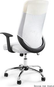 Krzesło biurowe Unique Mobi Plus Białe 2