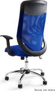 Krzesło biurowe Unique Mobi Plus Niebieskie 2