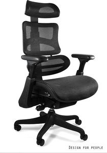 Krzesło biurowe Unique Ergothrone Czarne 1