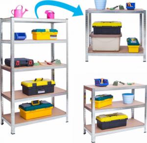 Humberg Regał metalowy magazynowy 150 x 75 x 30 cm Humberg 4840 12