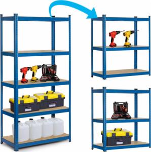 Humberg Regał metalowy magazynowy 180x90x40cm (4848) 8