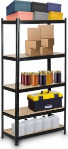 Humberg Regał metalowy magazynowy 180x90x40 cm HR-813 czarny 7