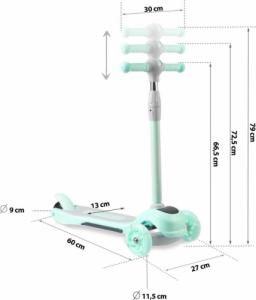 Hulajnoga Ricokids Piko Miętowy (765000) 14