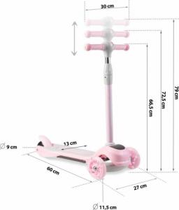 Hulajnoga Ricokids Piko Różowy (765001) 16
