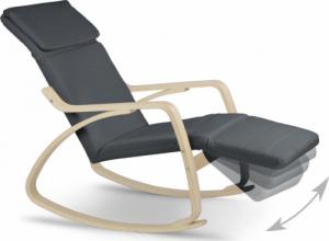 Sofotel Fotel wypoczynkowy bujany Suzi - szary 5