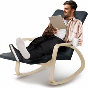 Sofotel Fotel wypoczynkowy bujany Suzi - szary 7