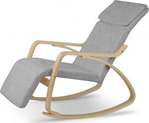 Sofotel Fotel wypoczynkowy bujany Suzi - jasnoszary 3