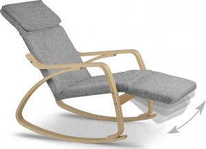 Sofotel Fotel wypoczynkowy bujany Suzi - jasnoszary 5