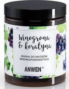 Anwen Anwen - Maska do włosów. Winogrona i kreatyna - 180 ml uniwersalny 1