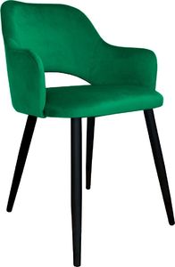 Atos Krzesło NAPO VELVET zielone z czterema nogami ATOS 1
