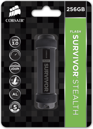 Pendrive Corsair Survivor Stealth, 256 GB  (CMFSS3B-256GB) 7