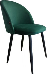 Atos Krzesło CLAUDINE 1 VELVET zielone z czterema nogami ATOS 1