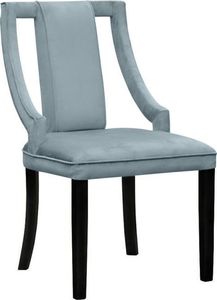 Domartstyl Krzesło HELEN jasno szare w stylu glamour eleganckie DOMARTSTYL 1
