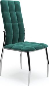 Halmar Krzesło K416 VELVET ciemno zielone tapicerowane aksamitem HALMAR 1