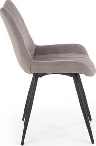 Halmar Krzesło K388 VELVET szare tapicerowane do jadalni i salonu HALMAR 5