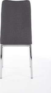Halmar Krzesło K309 ciemno szare na chromowanych nogach HALMAR 5