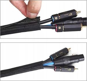 Organizer Wobell Otulina na przewody Czarny 1 sztuka 3