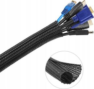 Organizer Wobell Otulina na przewody Czarny 1 sztuka 8