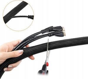 Organizer Wobell Otulina na przewody Czarny 1 sztuka 9