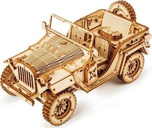 Robotime Drewniany model puzzle 3D Jeep Wojskowy MC701 Robotime uniwersalny 1