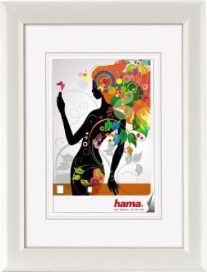 Ramka Hama Malaga 40x50, plastikowa, biała (31763) 1