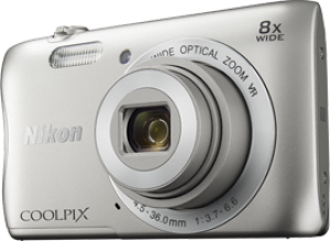 Aparat cyfrowy Nikon Coolpix S3700 Srebrny (VNA820E1) 7