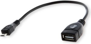 Adapter USB Savio CL-59 microUSB - USB Czarny  (cl-59) 1