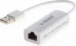 Karta sieciowa Savio USB na RJ45 Biały (cl-24) 1