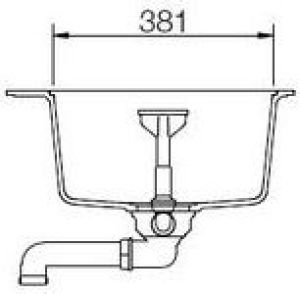 Zlewozmywak Teka Zlewozmywak 1-komorowy Gloria 40 B-TG z ociekaczem 78 x 50cm sepia (40145177) 3
