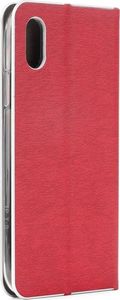 Partner Tele.com Kabura Luna Book Silver do SAMSUNG A41 czerwony 3
