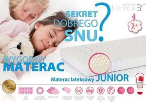 Hevea Materac lateksowy Junior 90x180 H2 średnio-twardy HEVEA 4