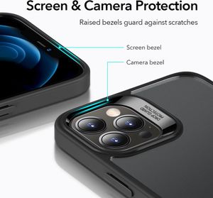 Partner Tele.com Futerał ESR Classic Hybrid do IPHONE 12 / 12 PRO czarny transparent 4