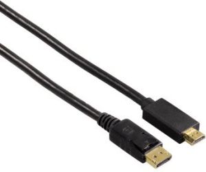 Kabel Hama DisplayPort - HDMI 1.8m czarny (000545940000) 1
