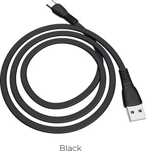 Kabel USB Partner Tele.com USB-A - USB-C 1 m Czarny 1