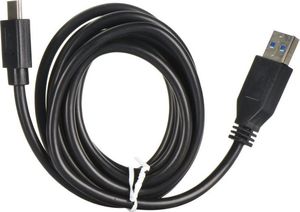 Kabel USB Partner Tele.com USB-A - USB-C 2 m Czarny 1