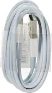 Kabel USB Partner Tele.com Lightning - USB-A 1 m Biały (5901737852595) 1