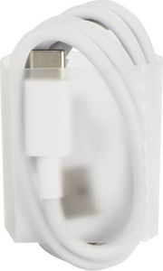 Kabel USB Partner Tele.com USB-A - USB-C 1 m Biały (5901737862037) 1