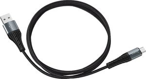 Kabel USB Partner Tele.com USB-A - microUSB 1 m Czarny 3