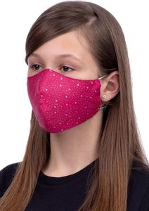 Partner Tele.com Profilowana Maska Wielokrotnego Użytku dla dzieci 8-12 lat Gwiazdki 2