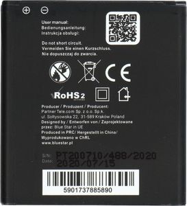 Bateria Partner Tele.com Bateria do Samsung G3608 Galaxy Core Prime G3606 G3609 1700 mAh Li-Ion Blue Star PREMIUM 2