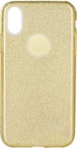 Etui SAMSUNG GALAXY A71 Brokat Glitter złote 1